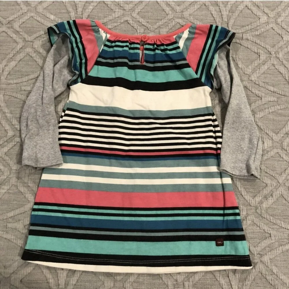 Tea Collection 12-18m Layered Striped Dress